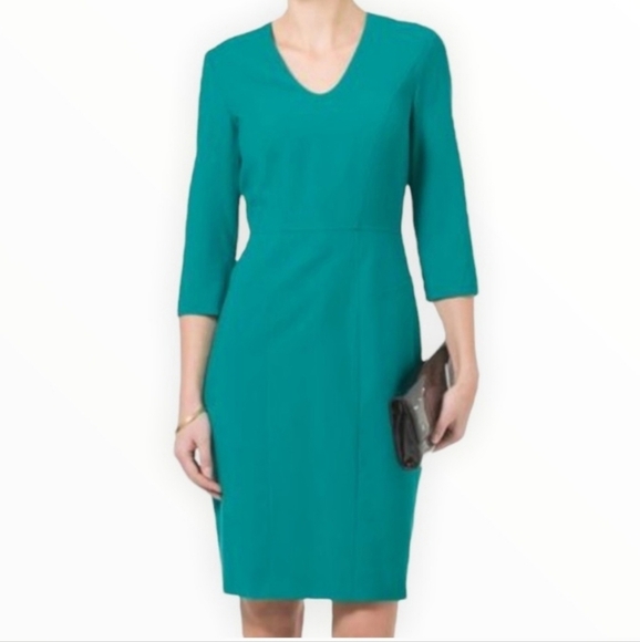 Hugo Boss Teal Dress - Picture 1 of 11